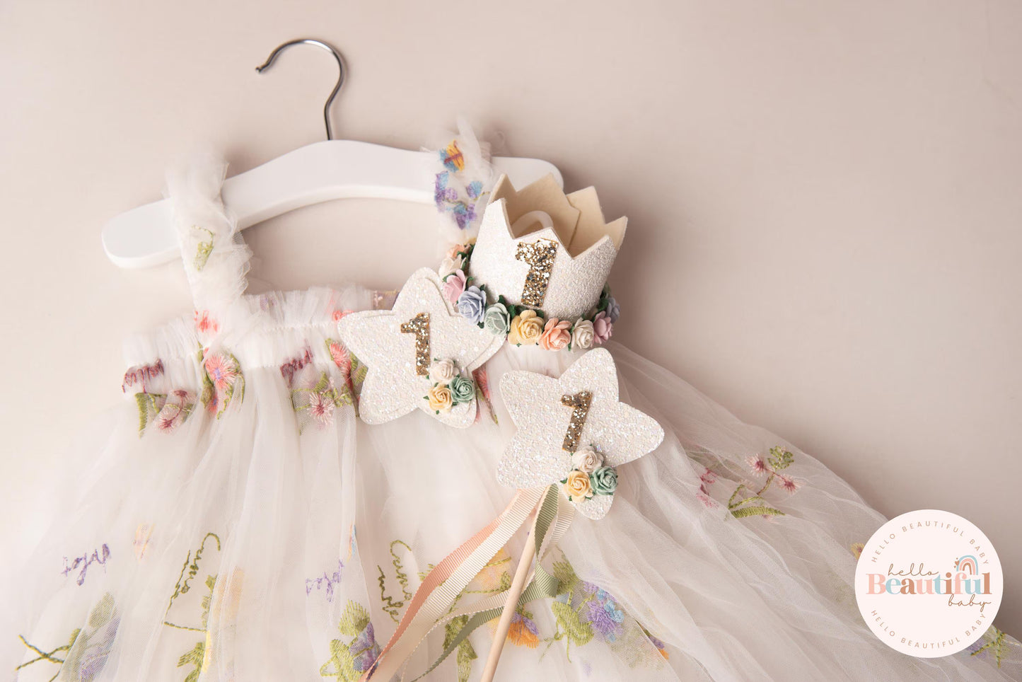 Girls first birthday outfit, Cake smash outfit, girls first birthday dress, first birthday decor, 1st birthday crown, 2nd birthday outfit