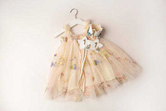 Girls first birthday outfit, Cake smash outfit, girls first birthday dress, first birthday decor, 1st birthday crown, 2nd birthday outfit