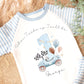 Boys personalised 1st birthday pyjamas, racing birthday theme, Blue car pyjamas, when I wake up I'll be.., boys birthday pyjamas