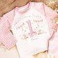 Girls First Birthday Pyjamas, One Silly Goose Birthday PJs, First Birthday Outfit, Girls personalised birthday pyjamas, pink pyjamas