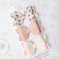 The blush Set, hair bow, hair bows, hair clips. girls bows, girl gifts.