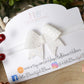 christmas baby headband, white glitter headband, white baby headband, newborn headband,