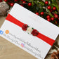 christmas baby headband, flower headband, red baby headband, newborn headband,