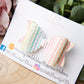 pastel glitter stripe hair bow, hair bows, hair clips girls pastel glitter bow, baby bow baby headband girls headband