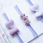 Baby headbands, baby girl headbands, spring headbands, baby bows, hair bows, baby girl gift, lilac headbands