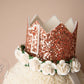 Rose gold birthday crown, 1st birthday crown, 2nd birthday crown, Cake smash crown, birthday crown, glitter birthday crown