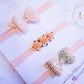 Baby headbands, baby girl headbands, spring headbands, baby bows, hair bows, baby girl gift