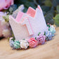 White birthday crown, 1st birthday crown, 2nd birthday crown, Cake smash crown, birthday crown, glitter birthday crown