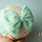 Mint green baby headbands, baby head wraps, baby girl headbands, soft headbands stretch headbands soft headbands, girls headbands,