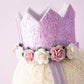 Lilac birthday crown, 1st birthday crown, 2nd birthday crown, Cake smash crown, birthday crown, glitter birthday crown