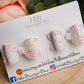 pigtail clips, glitter clips, tye dye clips, toddler pigtail clips, baby girl pigtail clips, girls summer clips, baby gift