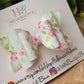 Summer floral hair bow, girls hair bows, summer hair bow, hair clips, baby headbands, girls headband, girls bows