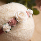 baby flower Headband, newborn headband, baby girl headband, baby shower gift, newborn gift, newborn prop, cake smash prop, baby headband