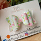 Summer floral hair bow, girls hair bows, summer hair bow, hair clips, baby headbands, girls headband, girls bows