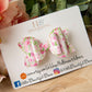 Summer floral hair bow, girls hair bows, summer hair bow, hair clips, baby headbands, girls headband, girls bows