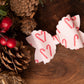 Christmas hair bows, girls hair bows, hair clips, baby headbands, pink bow, candy cane hair bow, pink hair bow, hair clip, hair bow