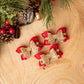 Christmas hair bows, girls hair bows, hair clips, baby headbands, present bow, christmas hair bows, hair clip, hair bows.