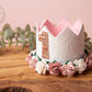 White birthday crown, 1st birthday crown, 2nd birthday crown, Cake smash crown, birthday crown, glitter birthday crown