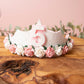 Girls birthday tiara, princess tiara, white birthday tiara, girls birthday crown, birthday accessories
