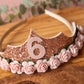 Girls birthday tiara, princess tiara, rose gold birthday tiara, girls birthday crown, birthday accessories