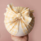 Baby turban, baby hat, baby accessory, baby shower gift, Yellow gingham turban, summer turban,