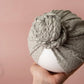 Baby turban, baby hat, baby accessory, baby shower gift, Grey turban, summer turban, Bow Turban, Plait Turban, Lace turban