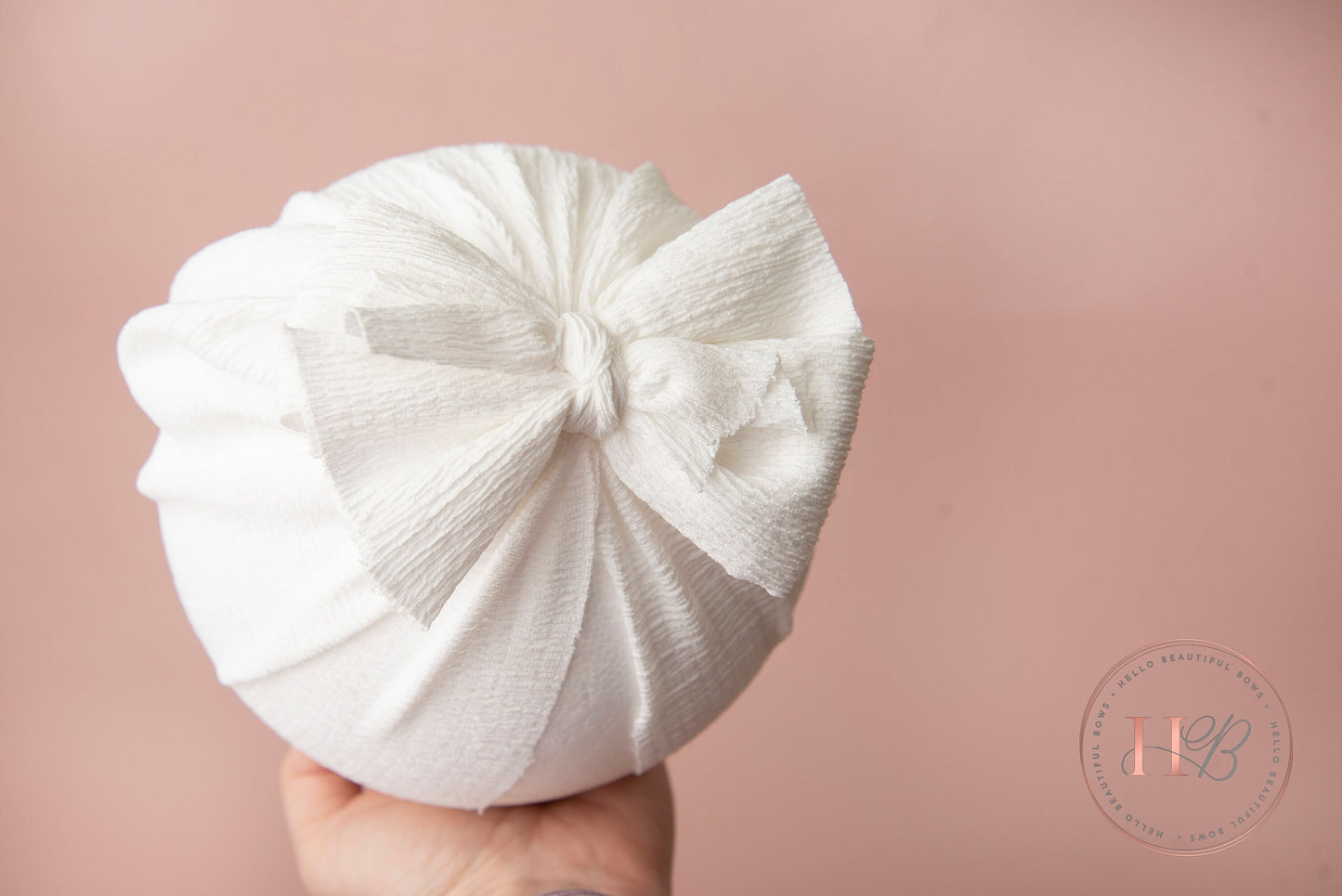 Baby turban, baby hat, baby accessory, baby shower gift, white turban, summer turban, Bow Turban