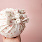 Baby turban, baby hat, baby accessory, baby shower gift, Cream Turban, baby bow turban, summer turban, floral Turban