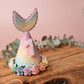 Girls birthday party Hat, mermaid party hat, birthday crown, girls birthday crown, birthday accessories, birthday decor
