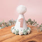 White birthday party hat, 1st birthday crown, 2nd birthday crown, Cake smash hat, birthday crown, party hat, first birthday girl,