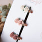 Baby hair clips, fringe clips, hair clips, tiny hair clips, clips for babies, mini hair clips, flower hair clips, baby girl clips