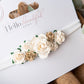 Baby Flower Headband Baby Flower Crown Nylon Headband Girl Toddler Flower Crown Baby Floral Headband