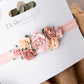 baby flower Headband, newborn headband, baby girl headband, baby shower gift, newborn gift, newborn prop, cake smash prop, baby headband