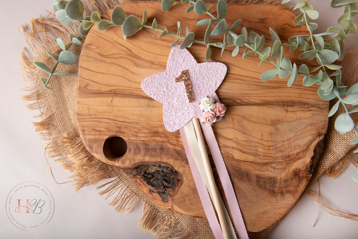 Pink birthday crown Birthday set, birthday wand, birthday badge, 1st birthday crown, 2nd birthday crown, Cake smash crown, party hat set