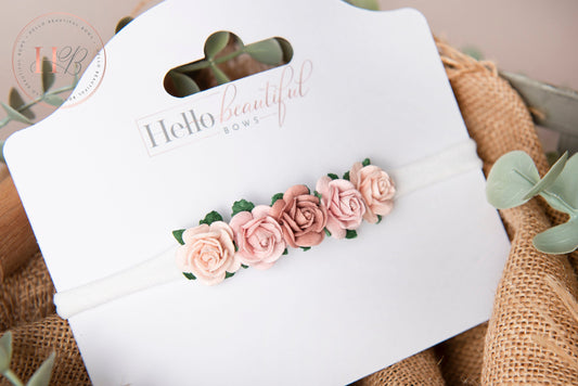 baby flower Headband, newborn headband, baby girl headband, baby shower gift, newborn gift, newborn prop, cake smash prop, baby headband