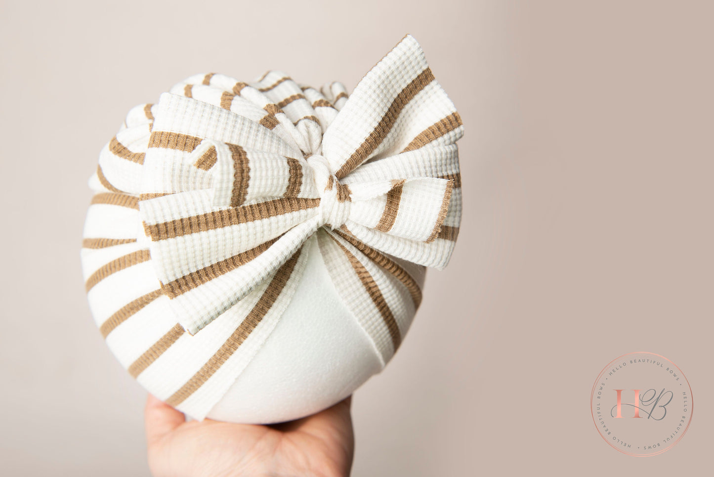 Baby turban, baby hat, baby accessory, baby shower gift, neutral turban, baby bow turban, summer turban,