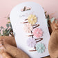 Baby hair clips, fringe clips, hair clips, snap clips, clips for girls, mini hair clips, flower hair clips, baby girl clips