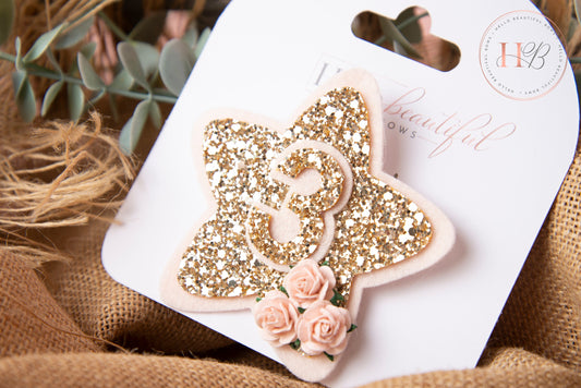 Girls gold Birthday badge star birthday badge 1st birthday personalised birthday badge birthday decor girls birthday gift