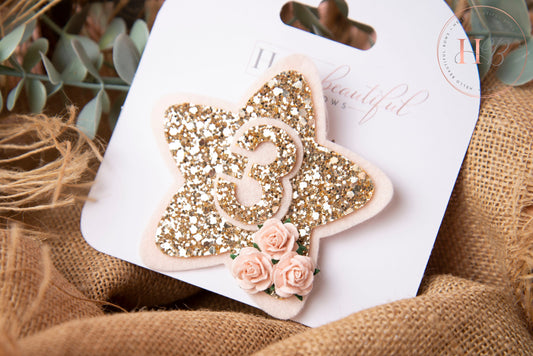 Girls gold Birthday badge star birthday badge 1st birthday personalised birthday badge birthday decor girls birthday gift