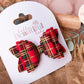 Girls Christmas hair bows, girls hair bows, hair clips, baby headbands, tartan hair bows, christmas hair bows, hair clip,